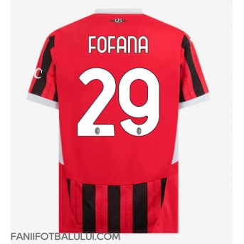 AC Milan Youssouf Fofana #29 Tricou Fotbal Replică 2024-25 Barbati Acasa